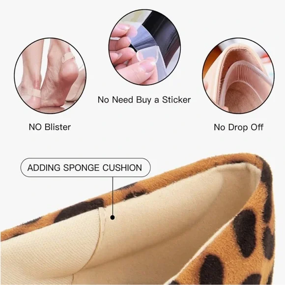 Comfortable Cushion Leopard Print Women's Ballet Flats - Picture 4 of 14